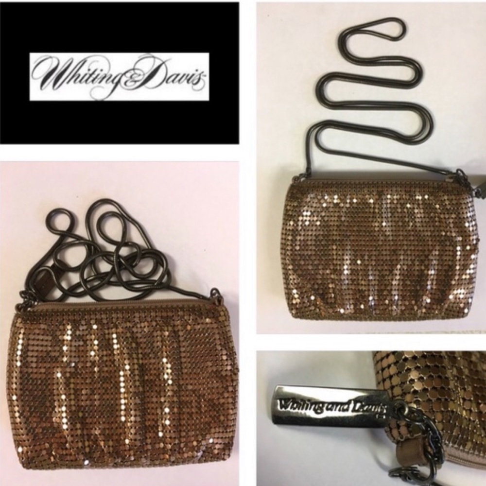 Vintage Bronze Metal Mesh Bag - Picture 3 of 15